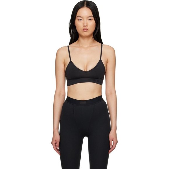 SKIMS Other - SKIMS PJ Sleep Bralette Onyx Women’s Small